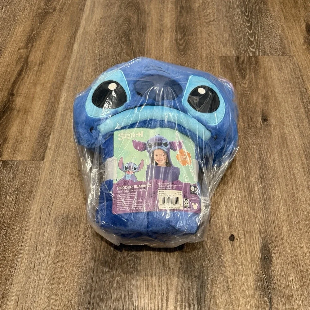 Disney Lilo‎ & Stitch 2025 Movie Hooded Blanket Brand New Sealed! Hoodie 30x50
